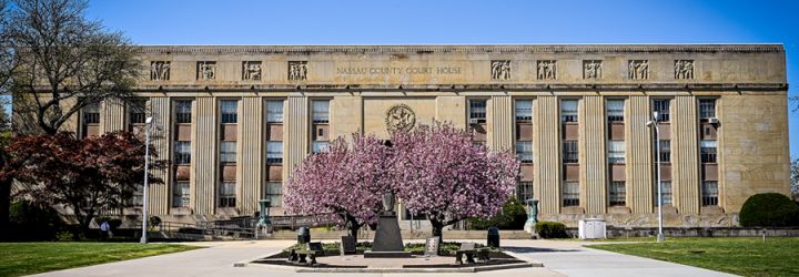 Nassau County Court House in Mineola, New York